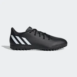 Adjustable Straps adidas PREDATOR EDGE.4 Artificial Turf Soccer Shoes | Black | Men's