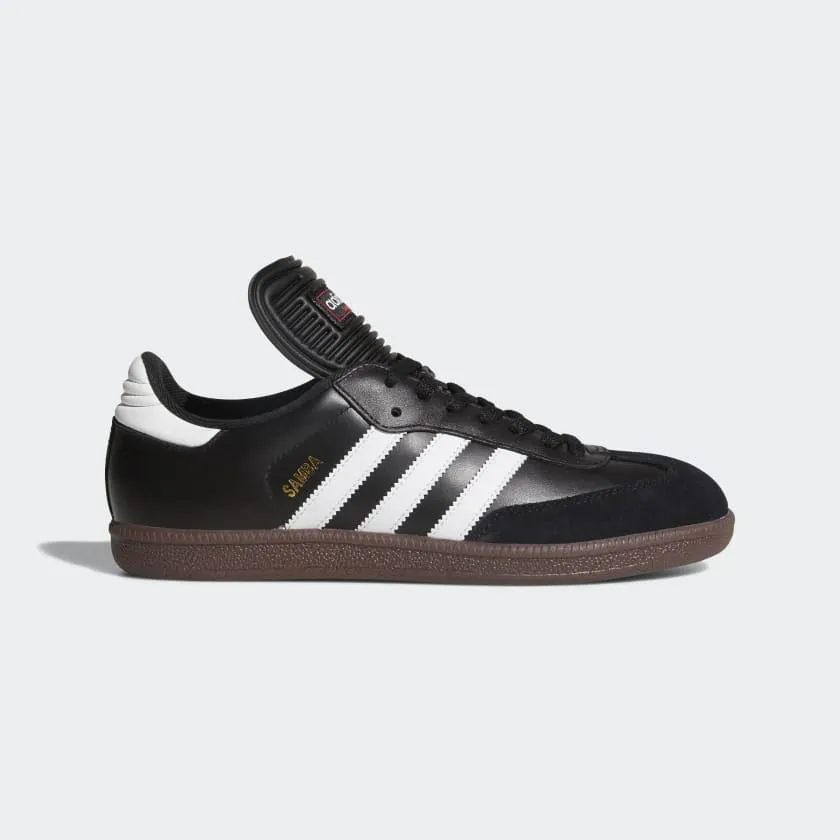 adidas Originals SAMBA CLASSIC Indoor Soccer Shoes | Core Black-Cloud White | Men's Breathable Comfort