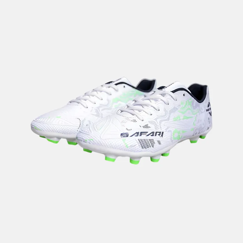 Nivia Safari Men's Football Shoes - Grey/White Sky Light