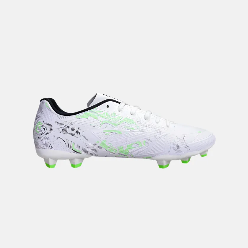 Nivia Safari Men's Football Shoes - Grey/White Rapid pace