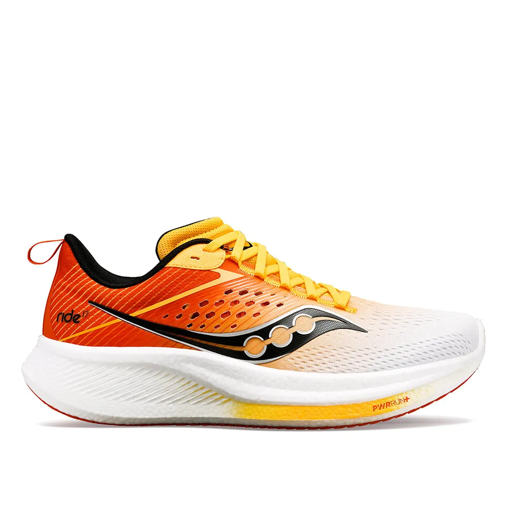 Photo Glam Forest Mood Saucony Men's Ride 17 Running Shoes
