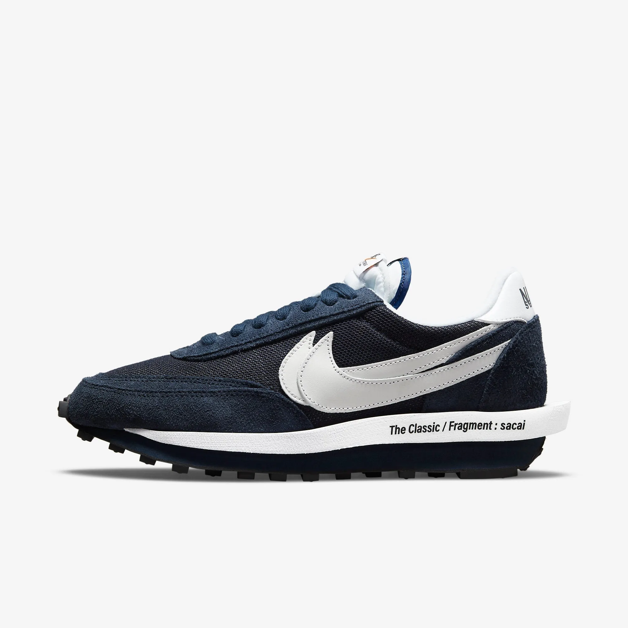 (Men's) Nike LD Waffle x Sacai x Fragment Design 'Blue Void' (2021) DH2684-400 basketball - court running shoes lightweight shoe traits