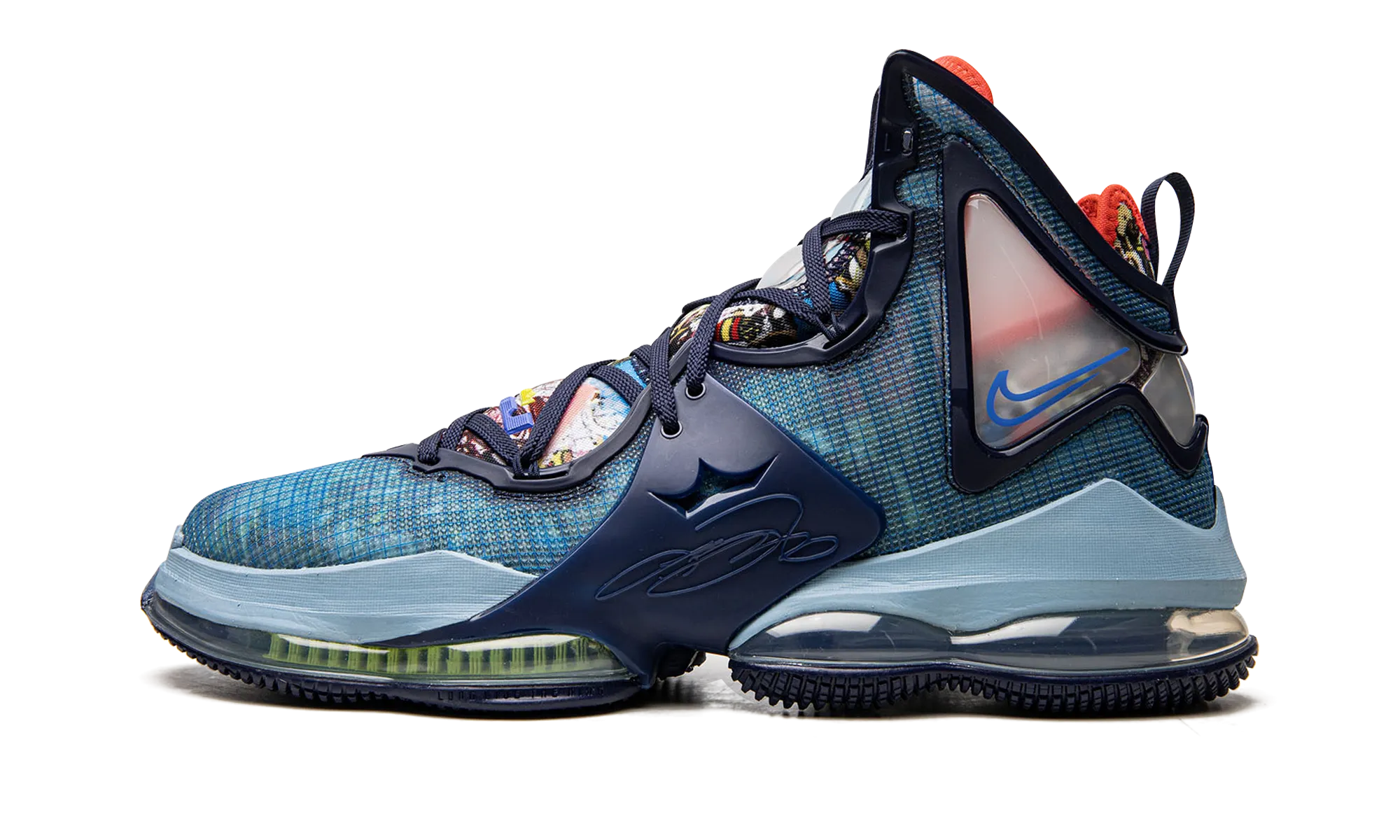 LeBron 19 "Fast Food" Ankle Hugging Cuff Strategic Flex Zones