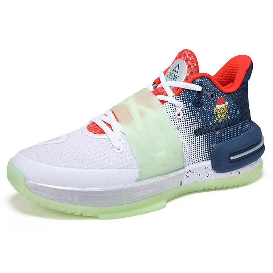 Abrasion Resistant Reinforcement Breathable Weave PEAK Flash 2.0 Lou Williams Basketball Shoes Limited Edition Christmas