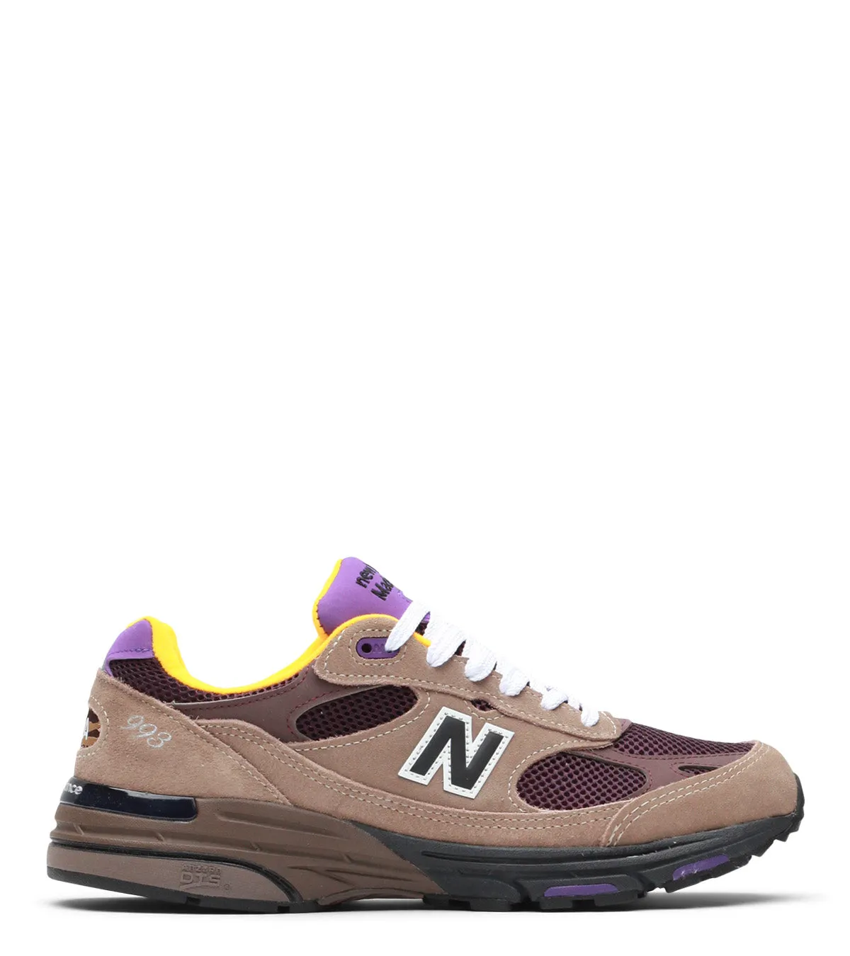 New Balance Made In USA 993 Brown MoistureWicking Supportive Heel Counter