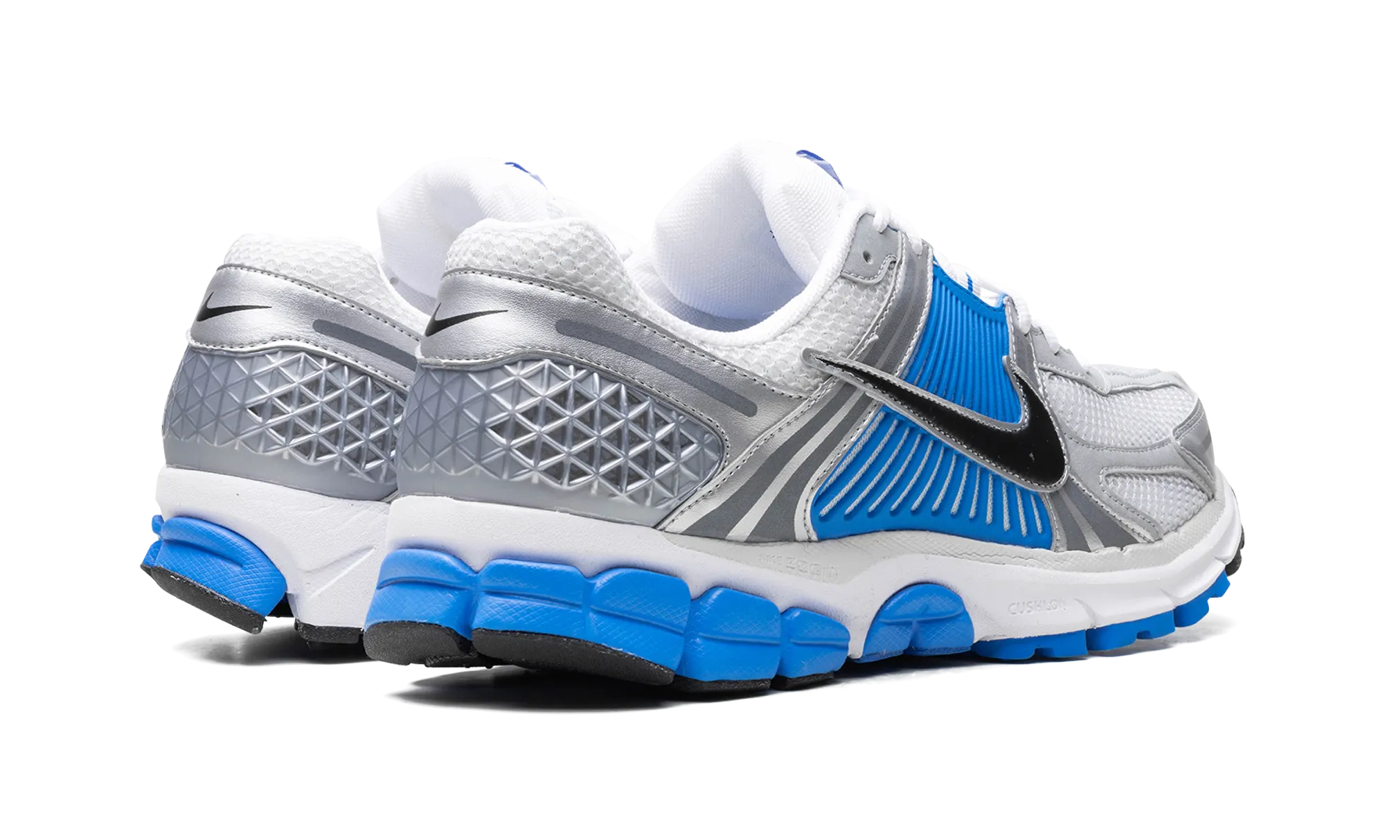 Zoom Vomero 5 "Metallic Silver/Photo Blue" tapered toe - box
