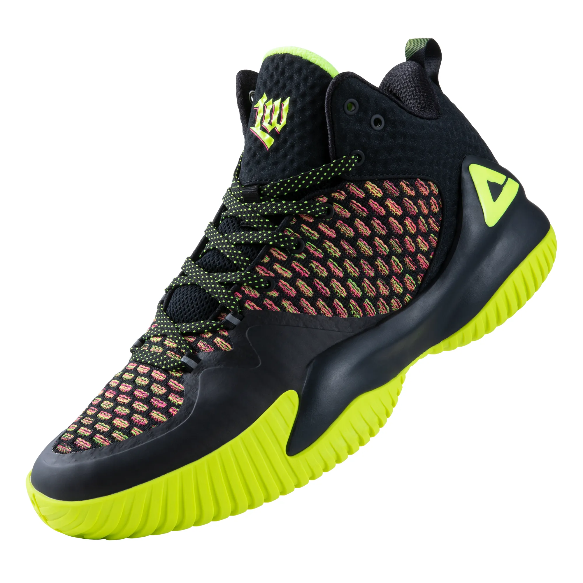 Bacterial Inhibition High Quality PEAK Basketball Shoes Lou Williams Streetball Master  Fluorescent Yellow