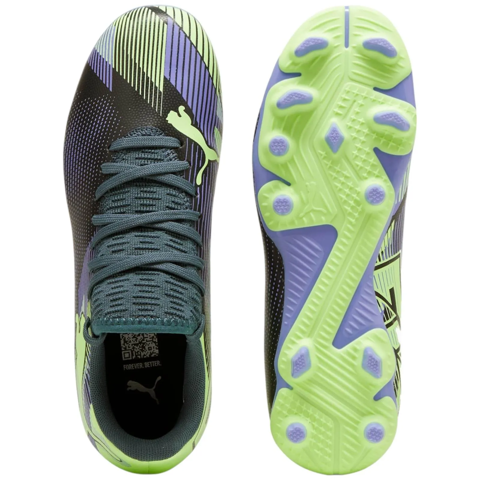 Puma Future 7 Play Kids Firm/Artificial Ground Football Boots Advanced Traction