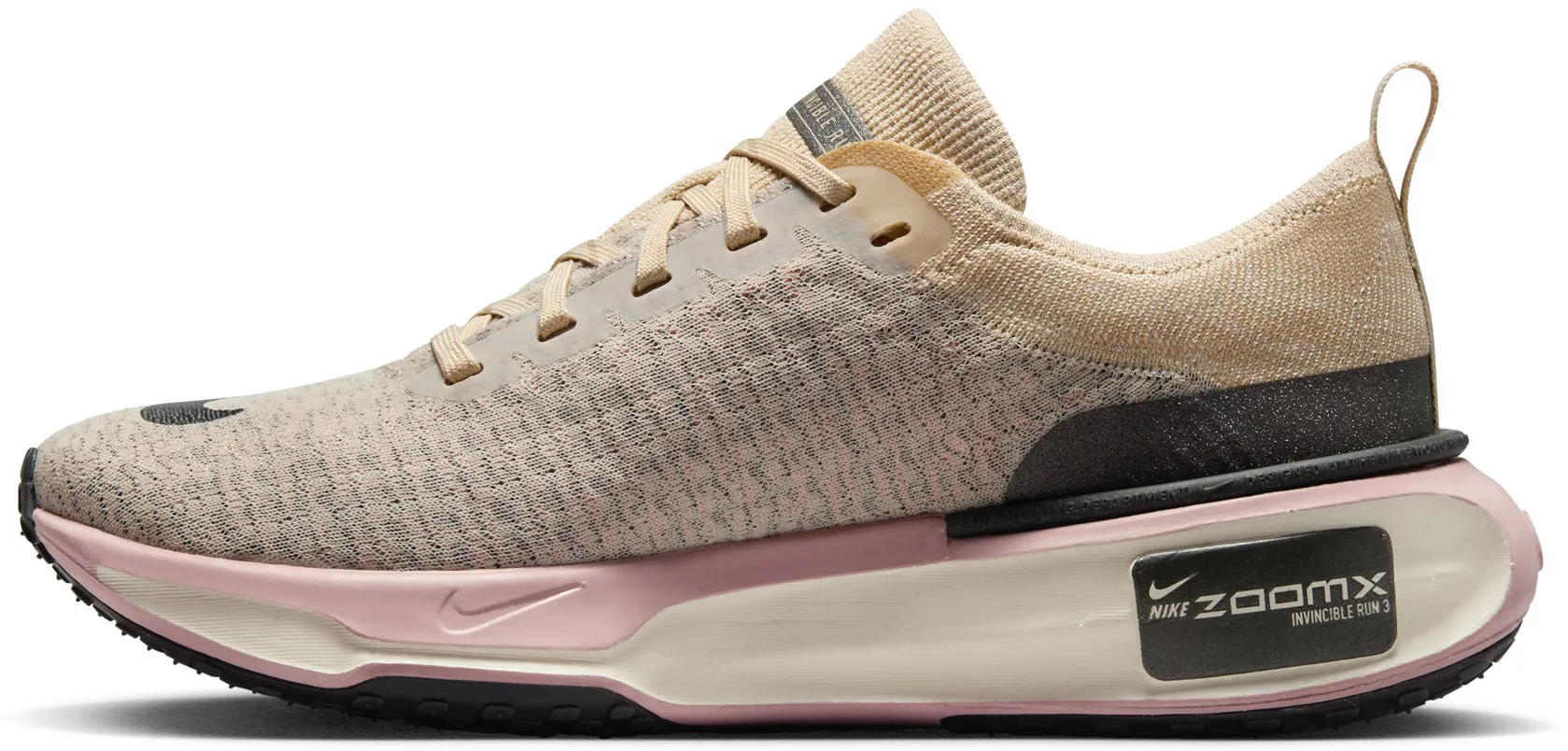 Brushed-Metal Invincible 3 Women's Road Running Shoes Ventilated Design Durable
