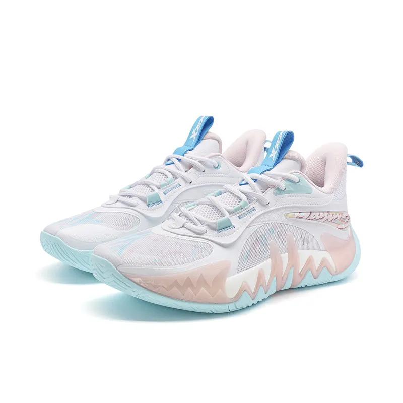 XTEP Men's Counterattack 2 Basketball Shoes construction Pose Ready