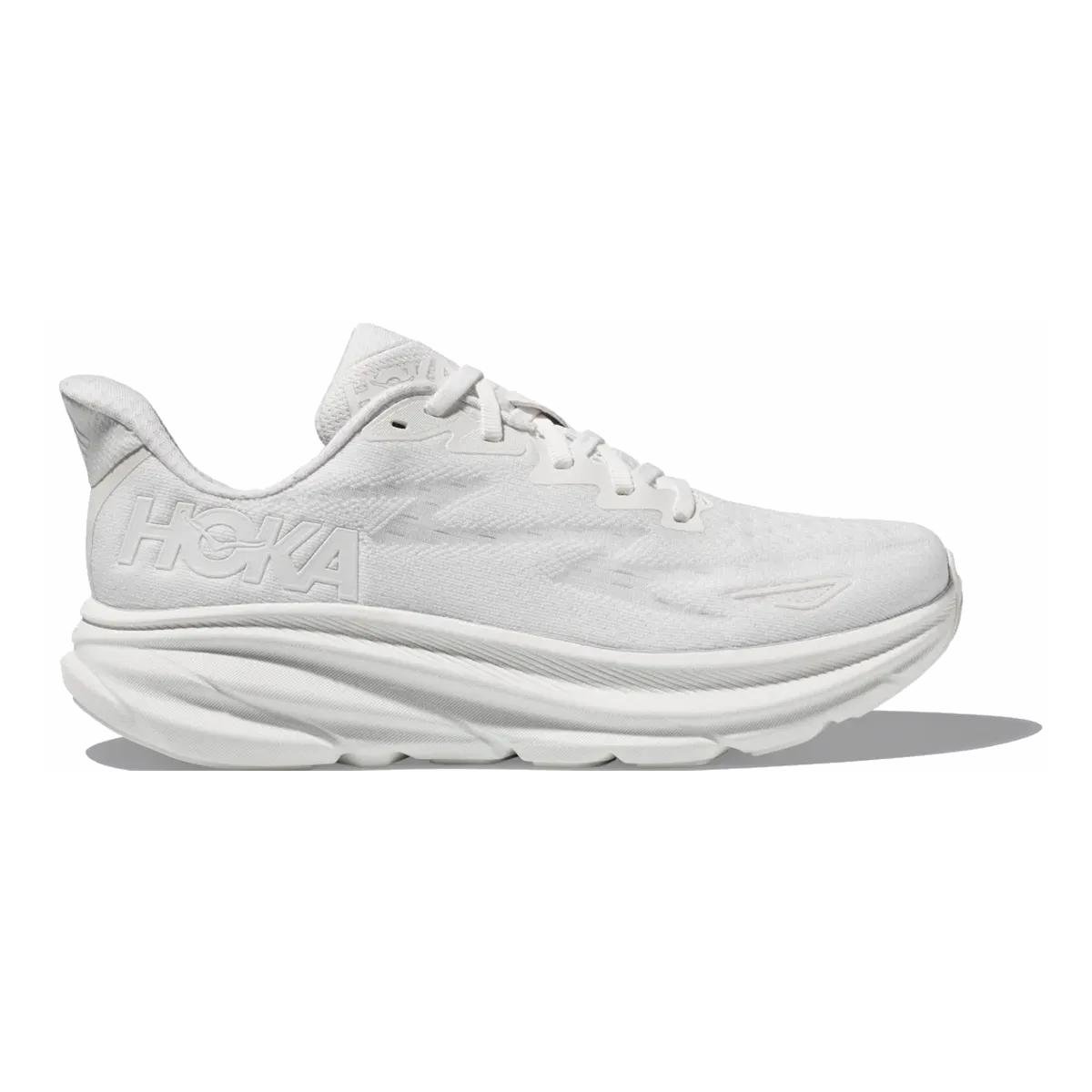 Hoka Clifton 9 - White - White Neutral Colors