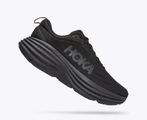 MEN'S BONDI 8 - WIDE 2E - BBLC BLACK/BLACK - size 7.0 Anti   Odor