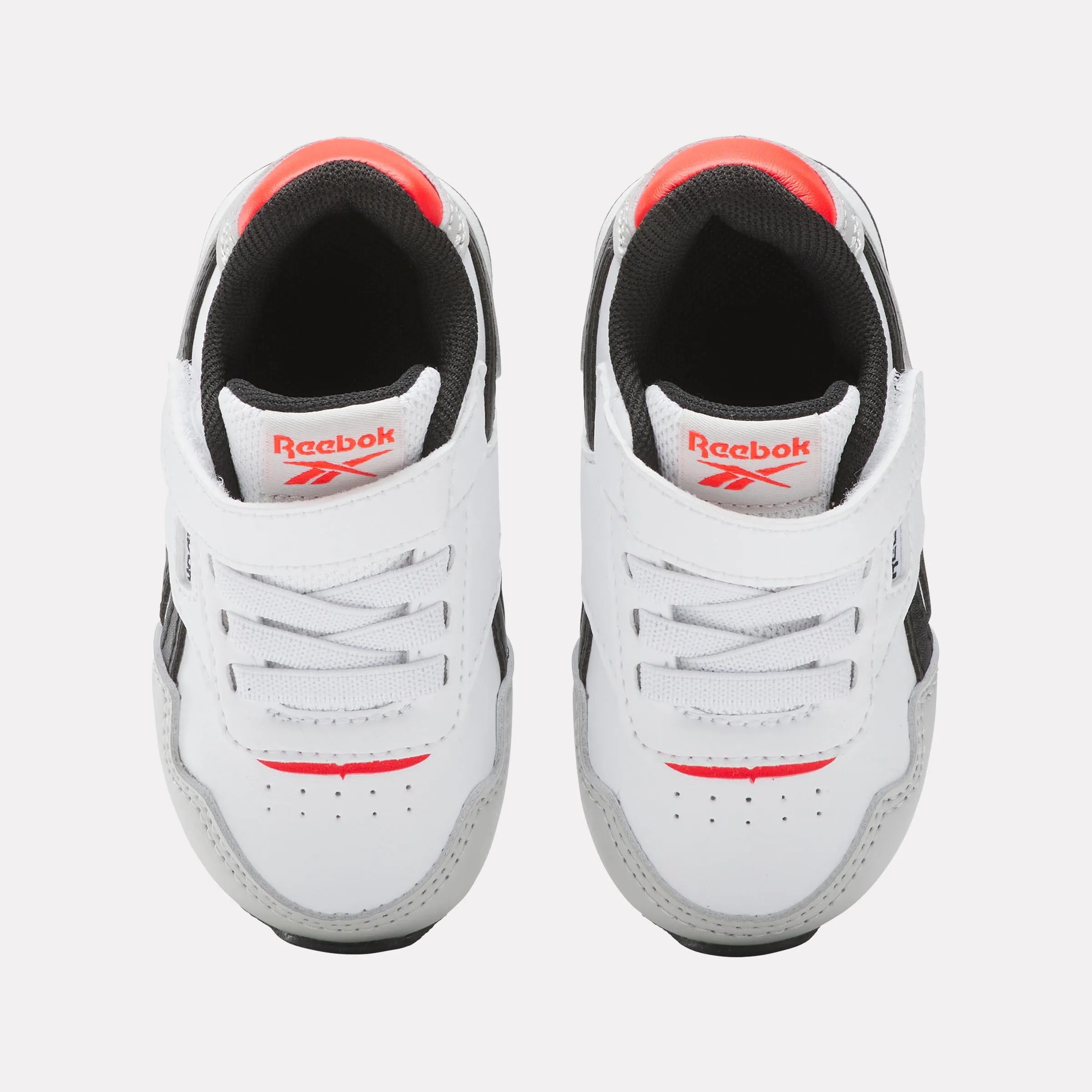 Reebok Footwear Kids Reebok Glide Elastic Lace & Top Strap Shoes - Toddler FTWRWHITE/MISTGREY/ENERGYRED amateur runner shoes short - distance runners