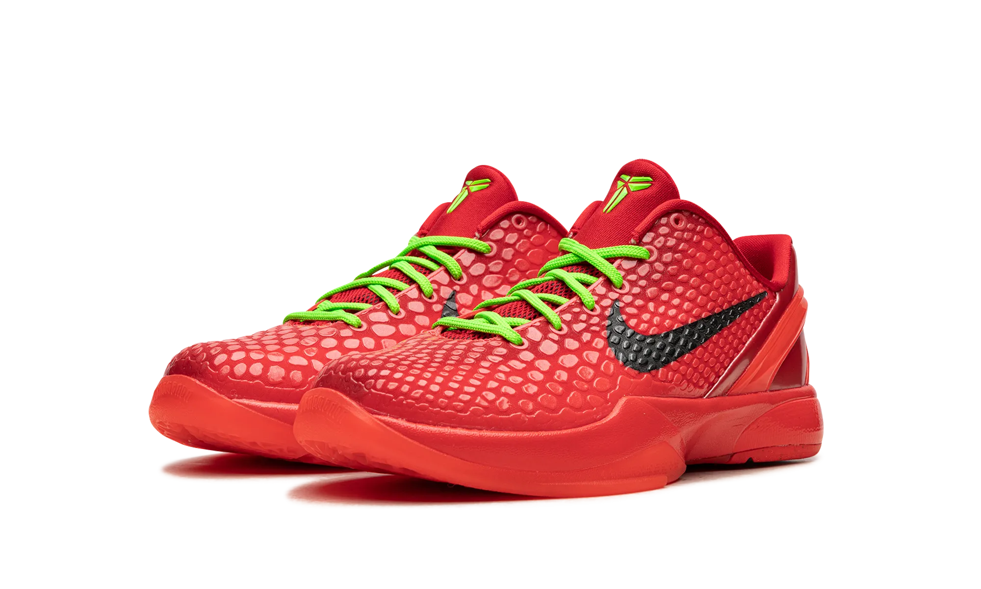 Microporous Mesh Panels Quick lacing Zoom Kobe 6 Protro GS "Reverse Grinch"