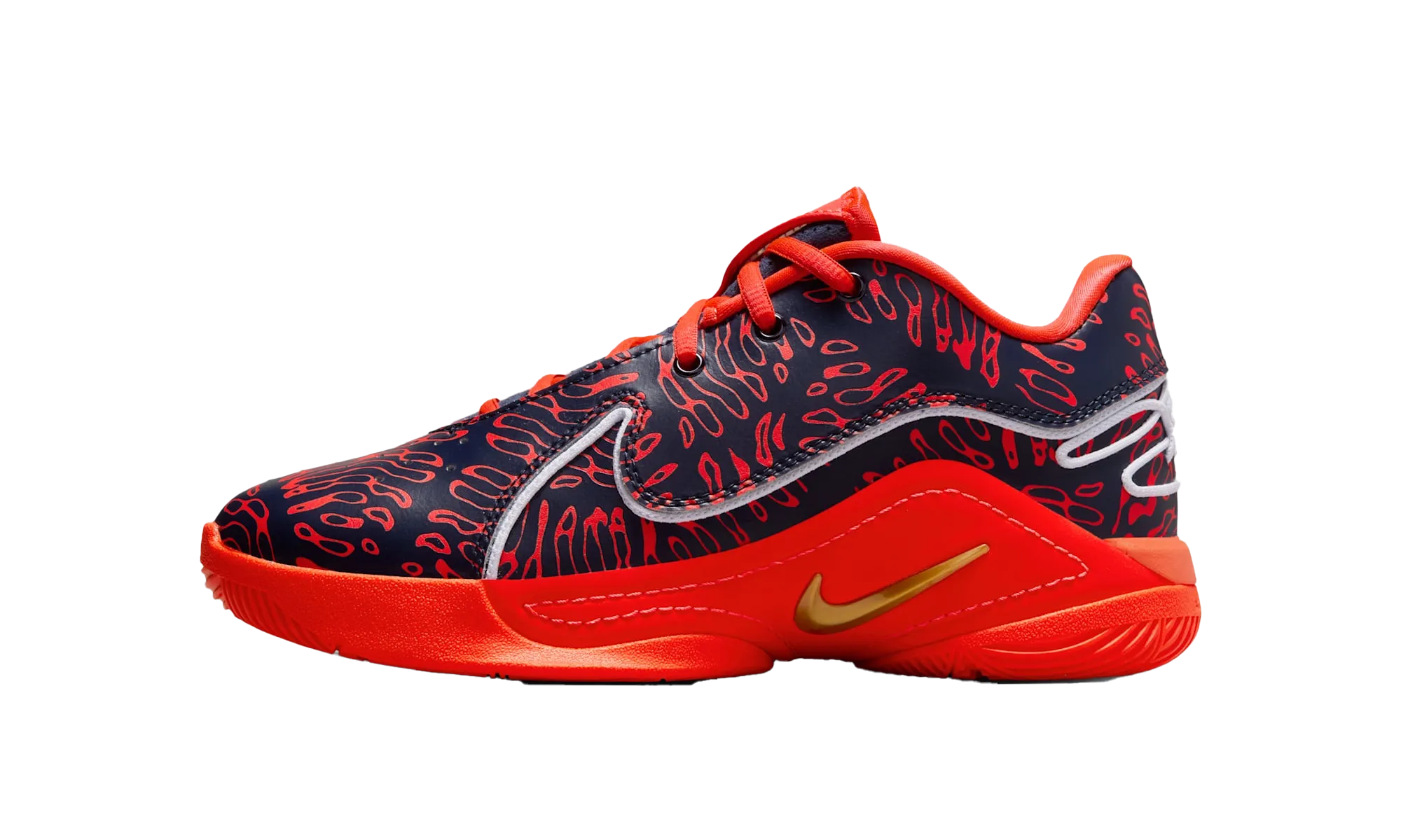 LeBron 22 GS "Red / Navy" Impact Diffusing Heel Non-Slip Design