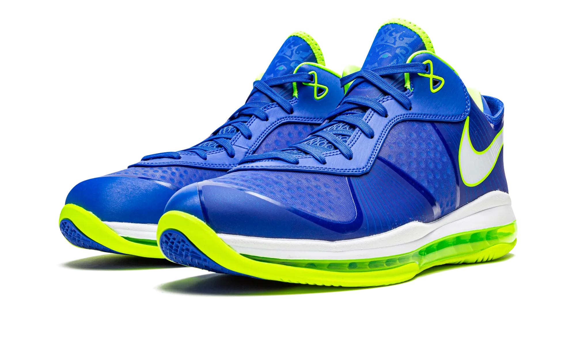 LeBron 8 V2 Low "Sprite 2021" Durable Traction Pattern Reactive Propulsion
