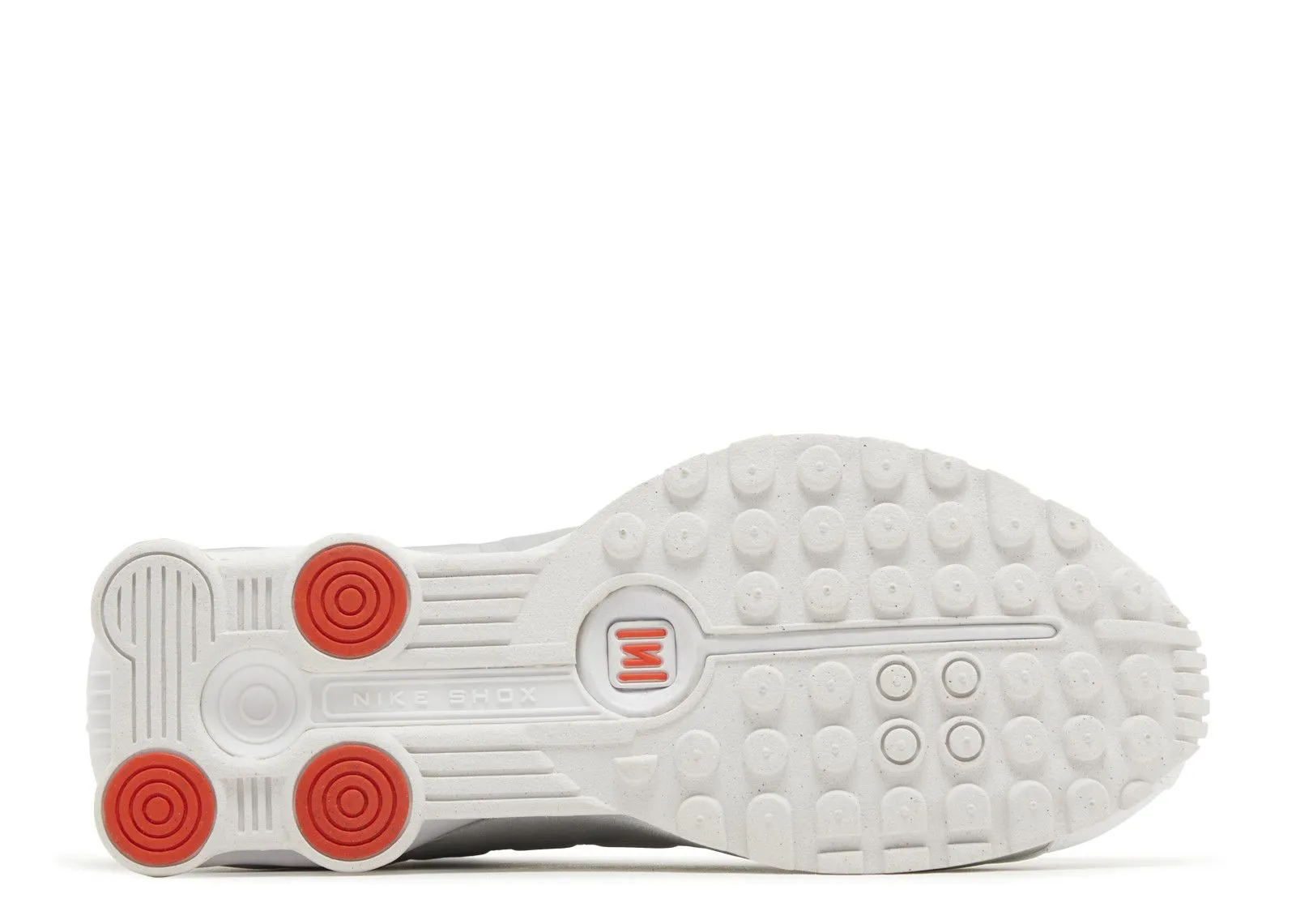 titanium - reinforced shoes running in hot weather shoes Nike Shox R4 White Metallic Silver