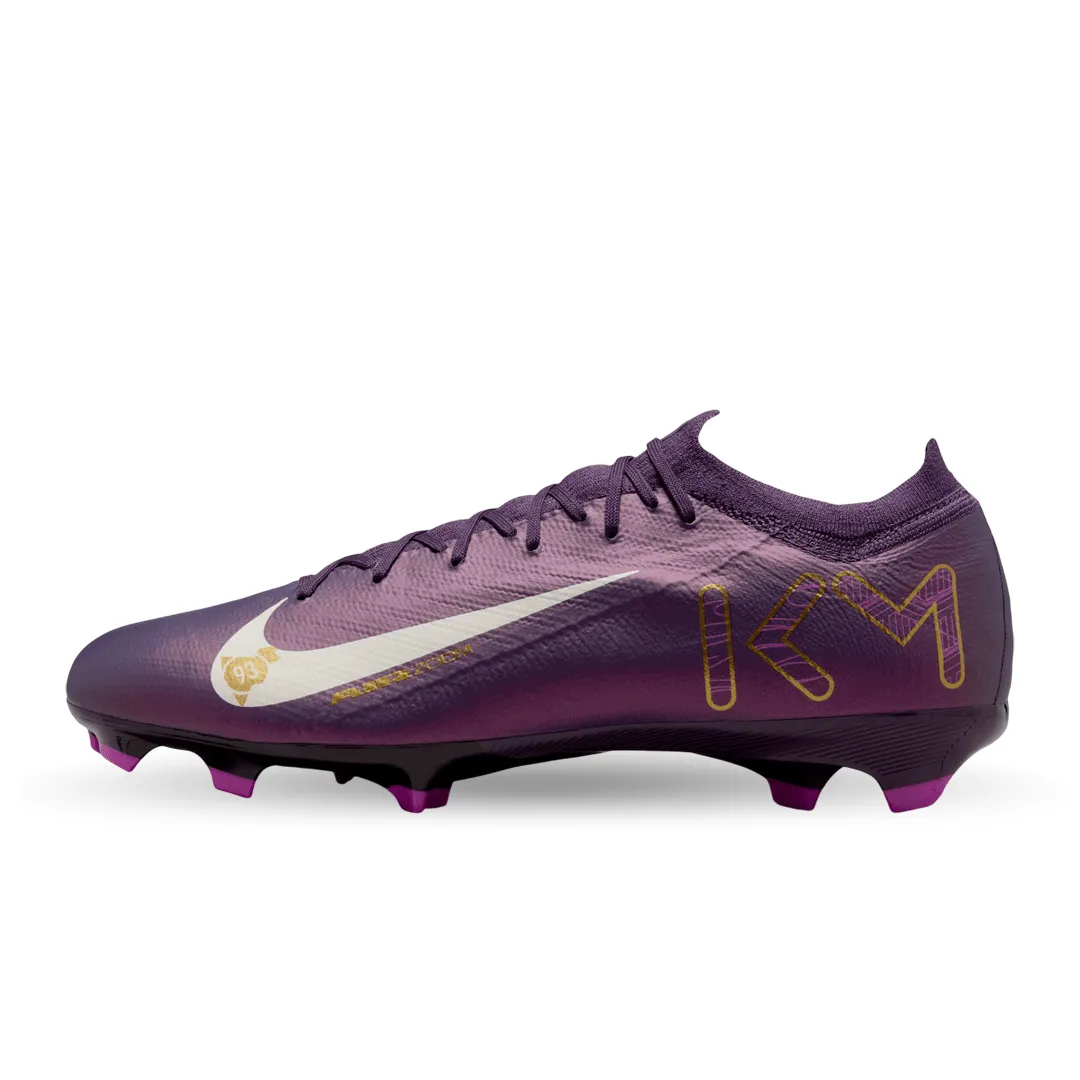 Zoom Mercurial Vapor 16 Pro FG Kylian Mbappe (FQ8689-500) Ground Speed Clean Strike