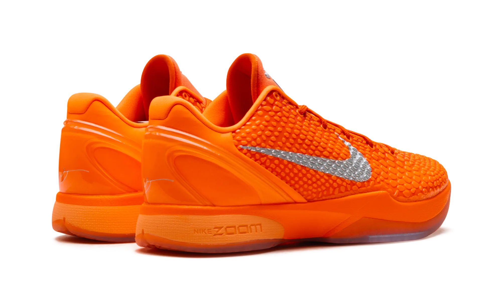 Anti Slip Durable outsole tread Kobe 6 "Total Orange"