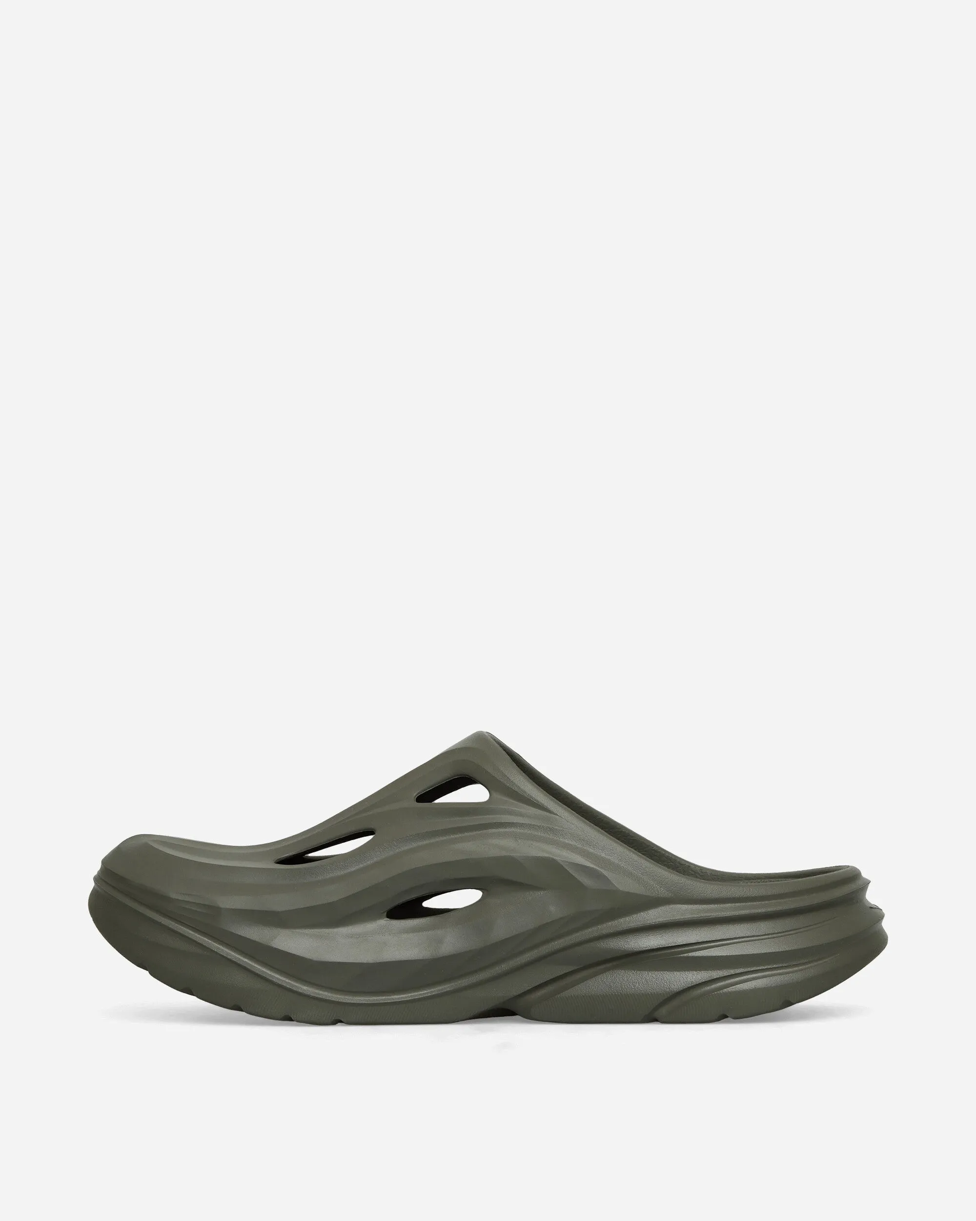 Ora Mules Slate Heel lockdown Streamlined