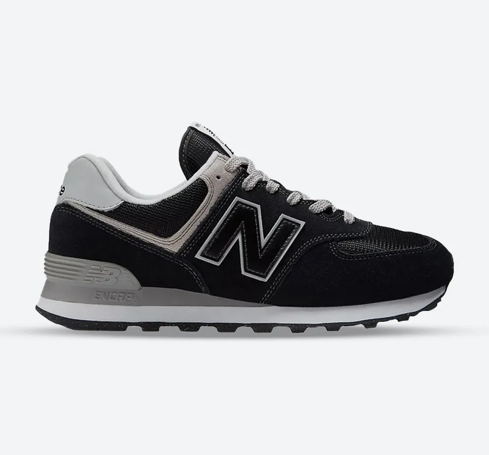 Men's Wide Fit New Balance ML574 Running Sneakers - Exclusive Sporty arch Streamlined Build