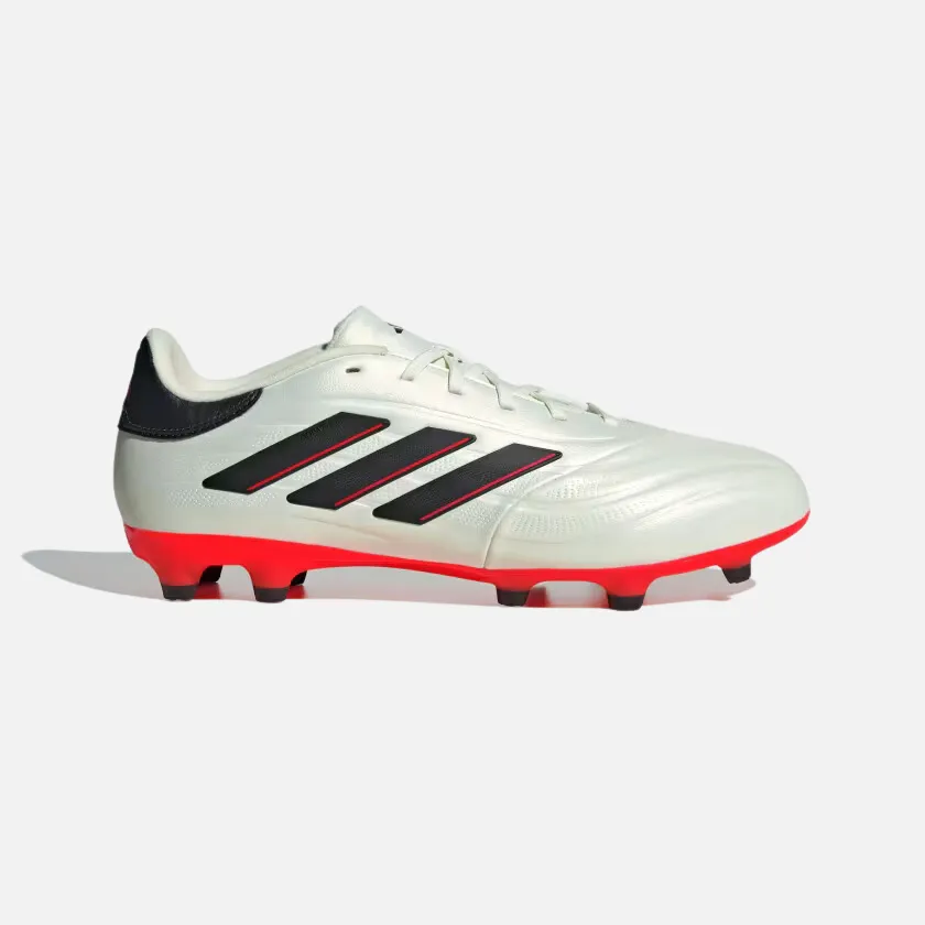 Adidas Copa Pure 2 League Unisex Football Shoes -Ivory/Core Black/Solar Red Heat Mode Stylish