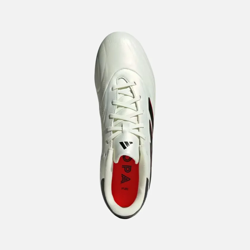 Adidas Copa Pure 2 League Unisex Football Shoes -Ivory/Core Black/Solar Red Free Soul