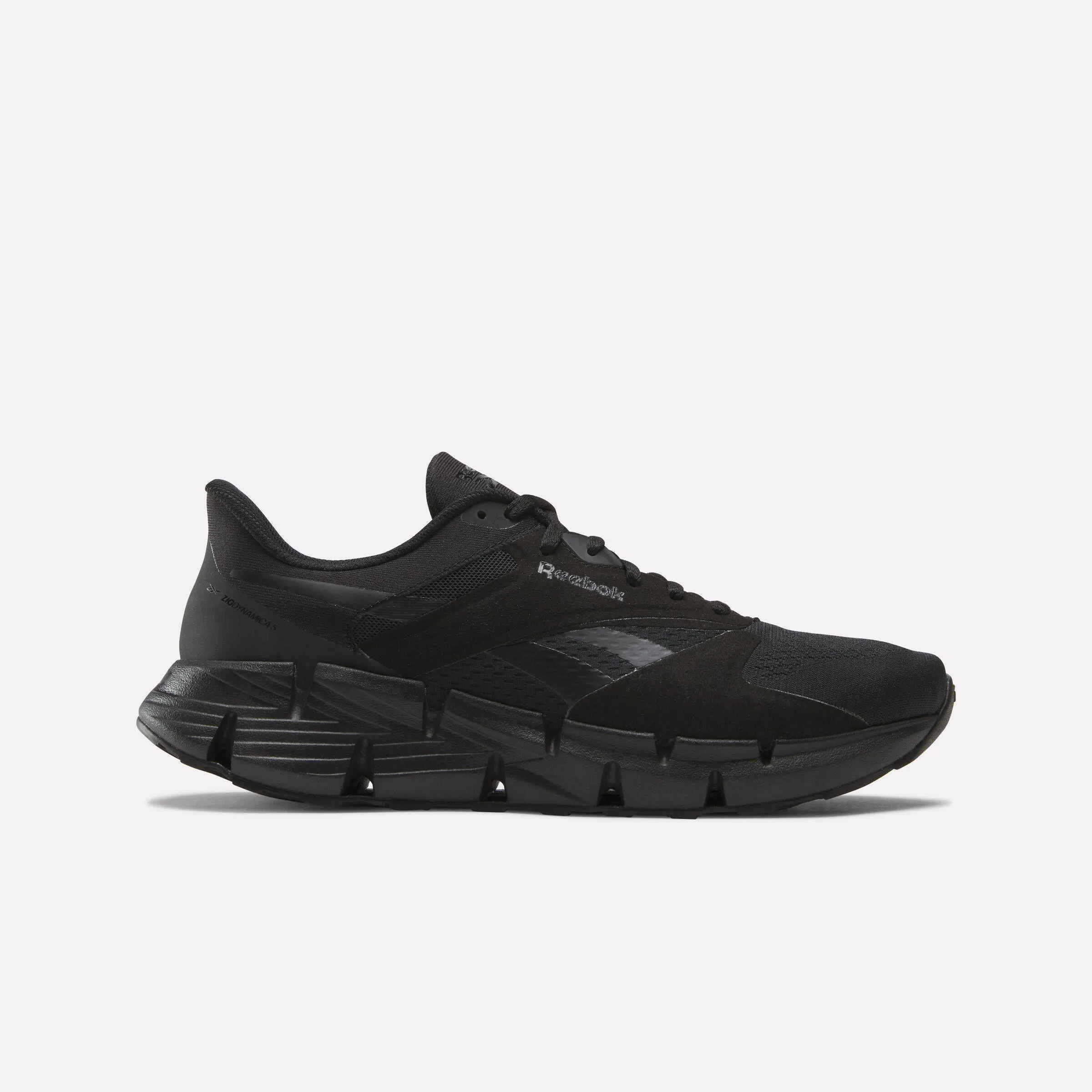 Reebok Footwear Men Zig Dynamica 5 Shoes CBLACK/CBLACK/FTWWHT Elderly