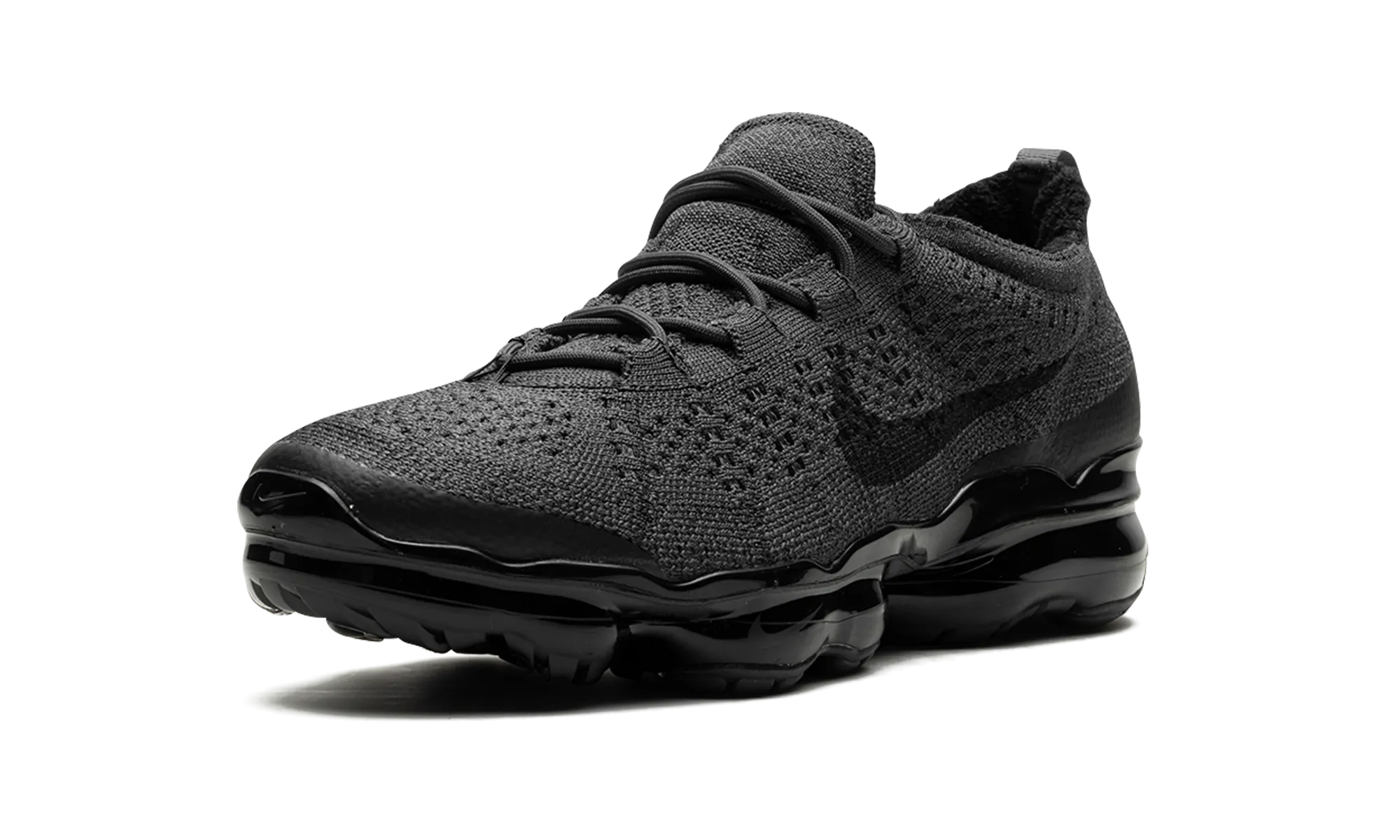mid - cut running wear Air VaporMax 2023 Flyknit "Anthracite Black"