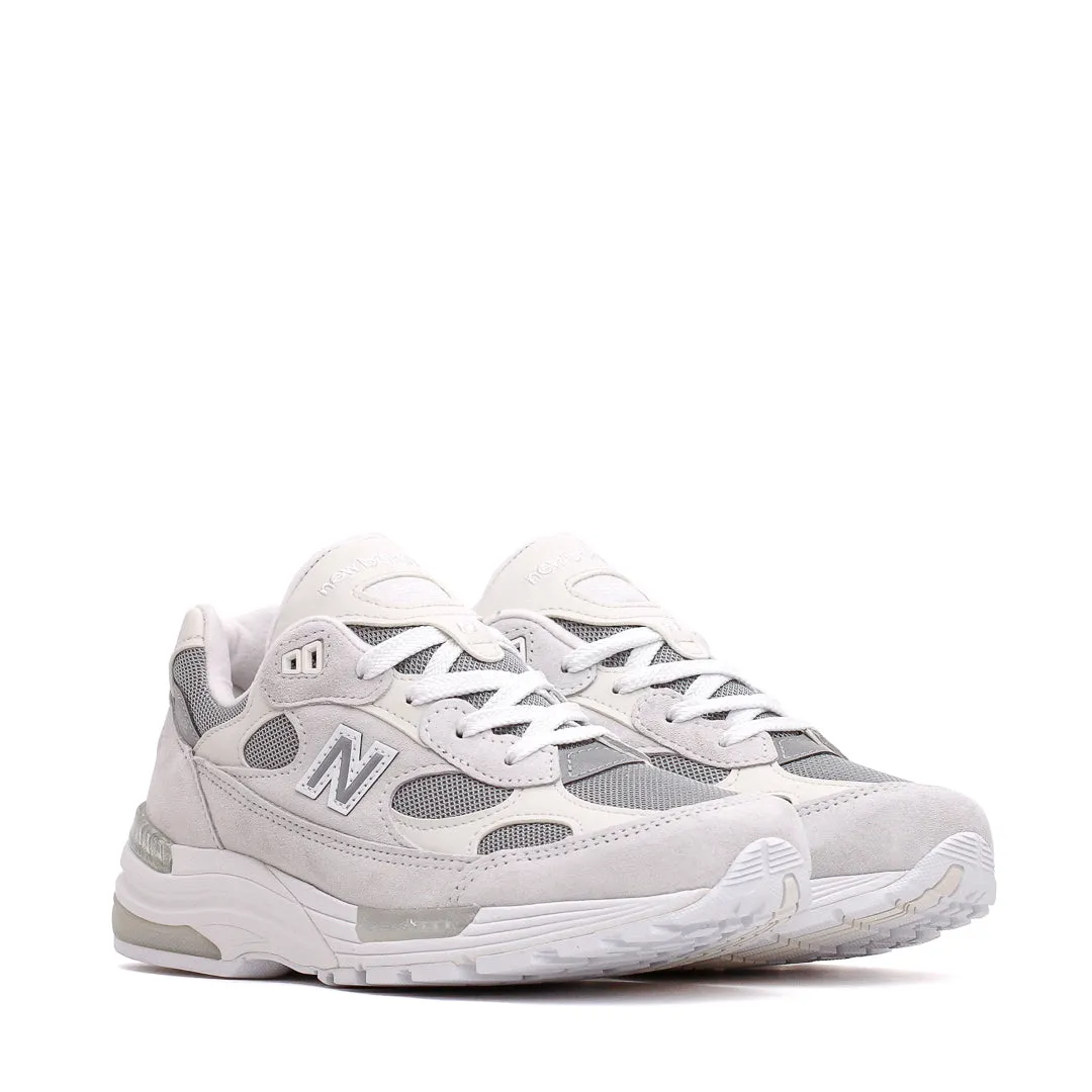 Minimalist Aesthetic New Balance Unisex Made in USA 992 White Reflection U992NC