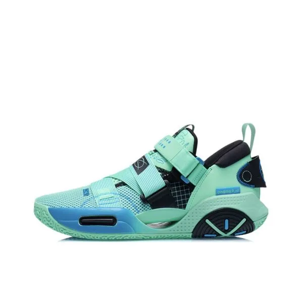 Li Ning Wade All City 9 V2 - Green Regular Fit Stable Land