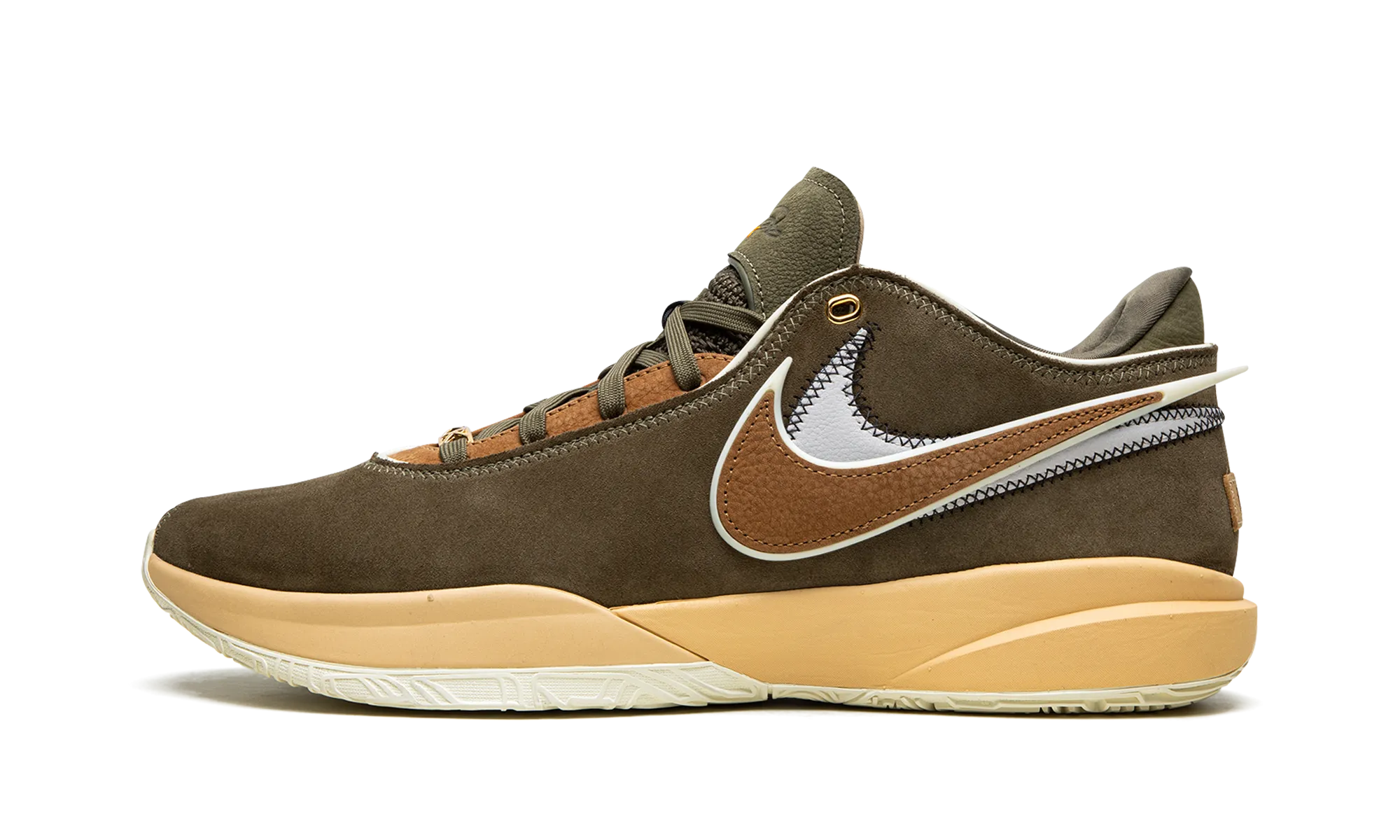 LeBron 20 "Olive Suede" Gradient Zone