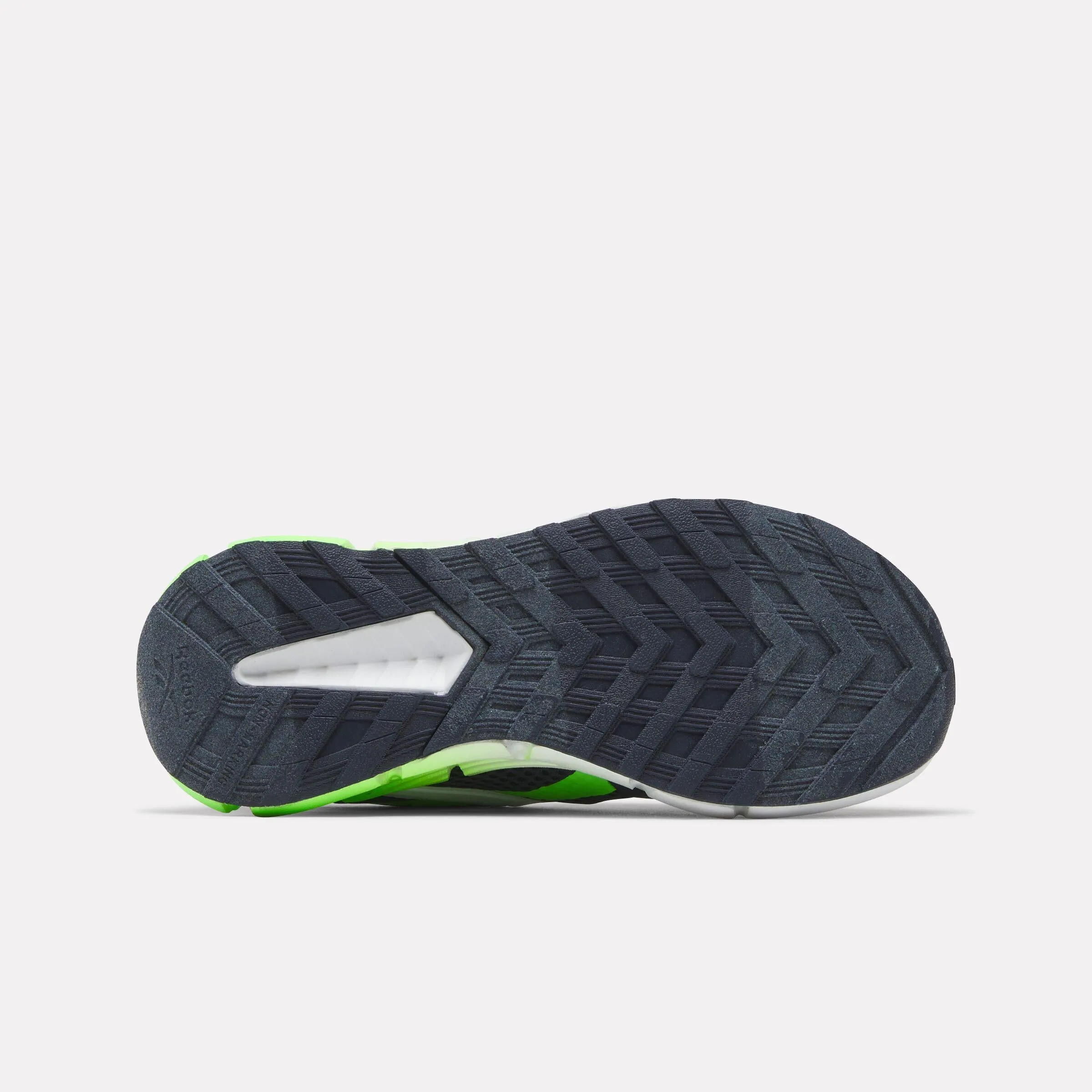 Reebok Footwear Kids Zig Dynamica 5 Elastic Lace Shoes - Pre-School WHITE/VECTORNAVY/SOLARLIME running shoes for interval training