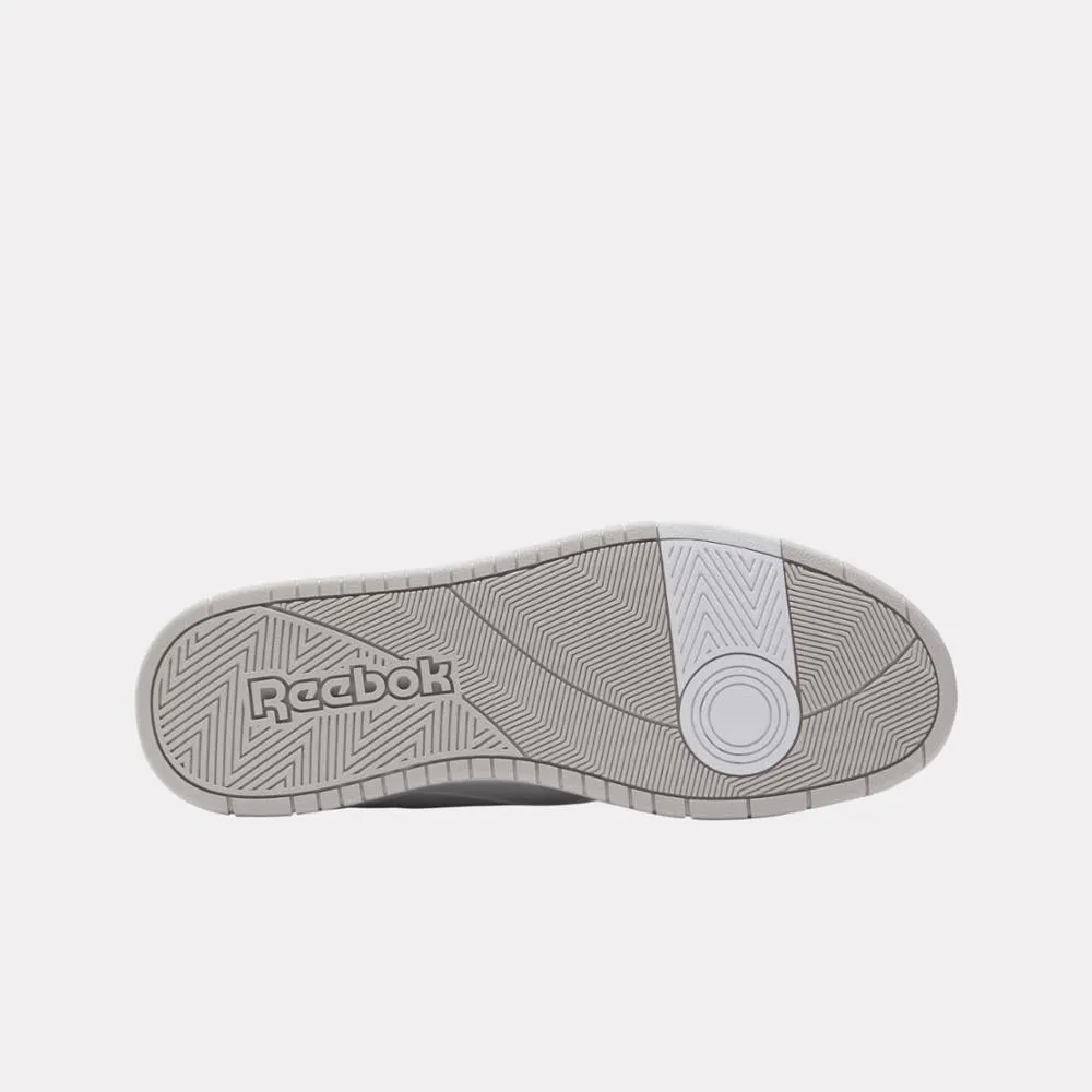 Reebok Footwear Men BB 1000 Shoes WHITE/WHITE/MIST GREY Young Mood velcro