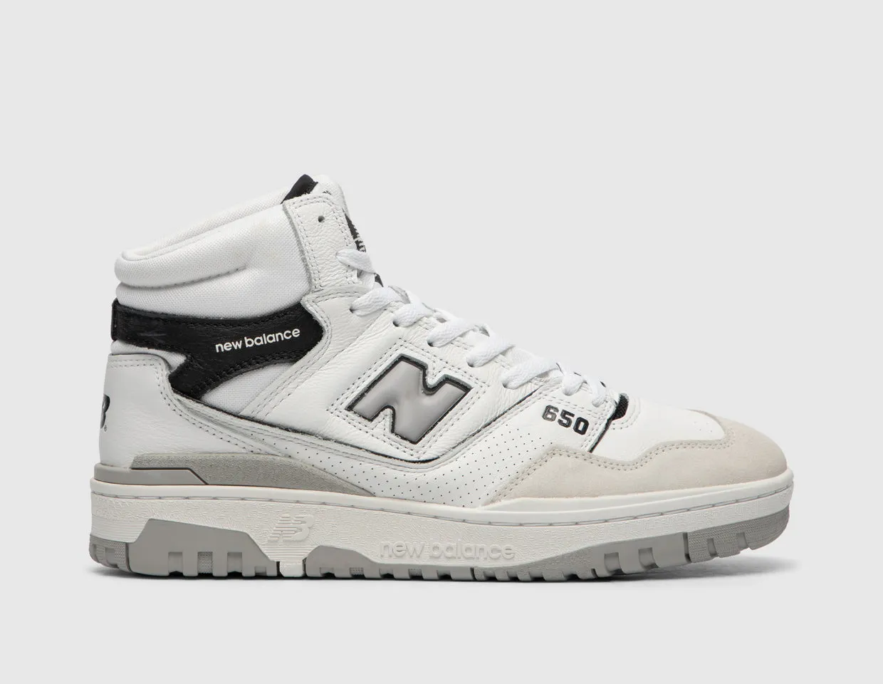 New Balance BB650RWH White / Black Enhanced Flex Zones