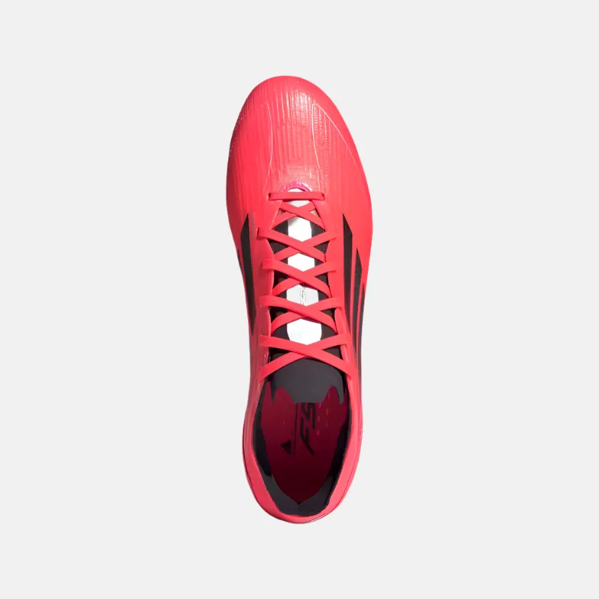 Fantasy Path Adidas F50 Pro Firm Unisex Football Shoes -Turbo/Aurora Black/Platinum Metallic