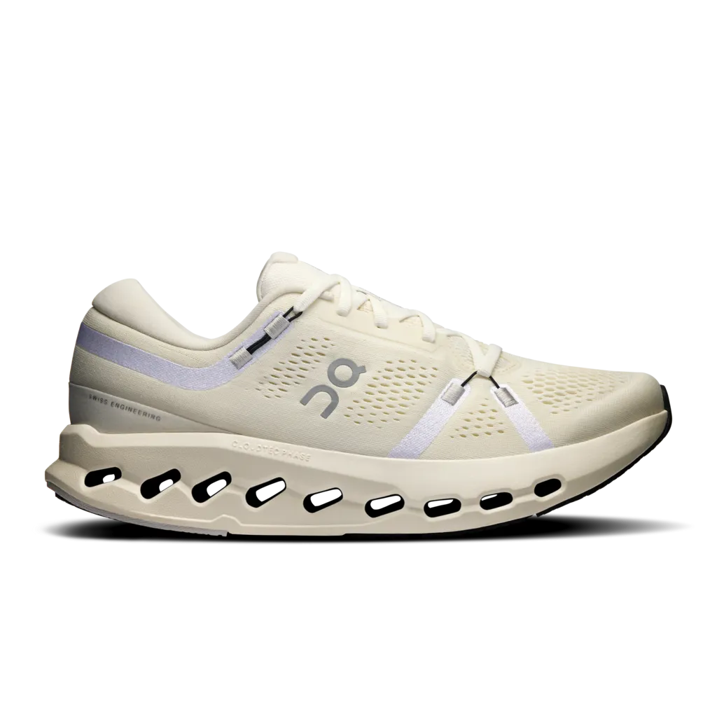MEN'S CLOUDSURFER 2 - D - IVORY/IVORY Stabilizing Heel Cage Fast pace