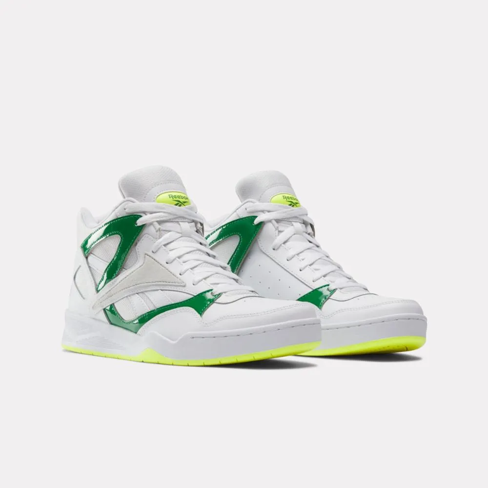 Reebok Footwear Men Reebok Royal BB4500 Hi 2 Basketball Shoes FTWWHT/GLEGRN/SOACYE Silk Feel