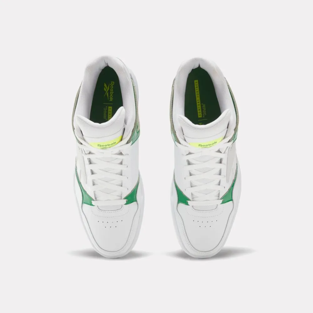 Reebok Footwear Men Reebok Royal BB4500 Hi 2 Basketball Shoes FTWWHT/GLEGRN/SOACYE Crystal Glow Quick Fit