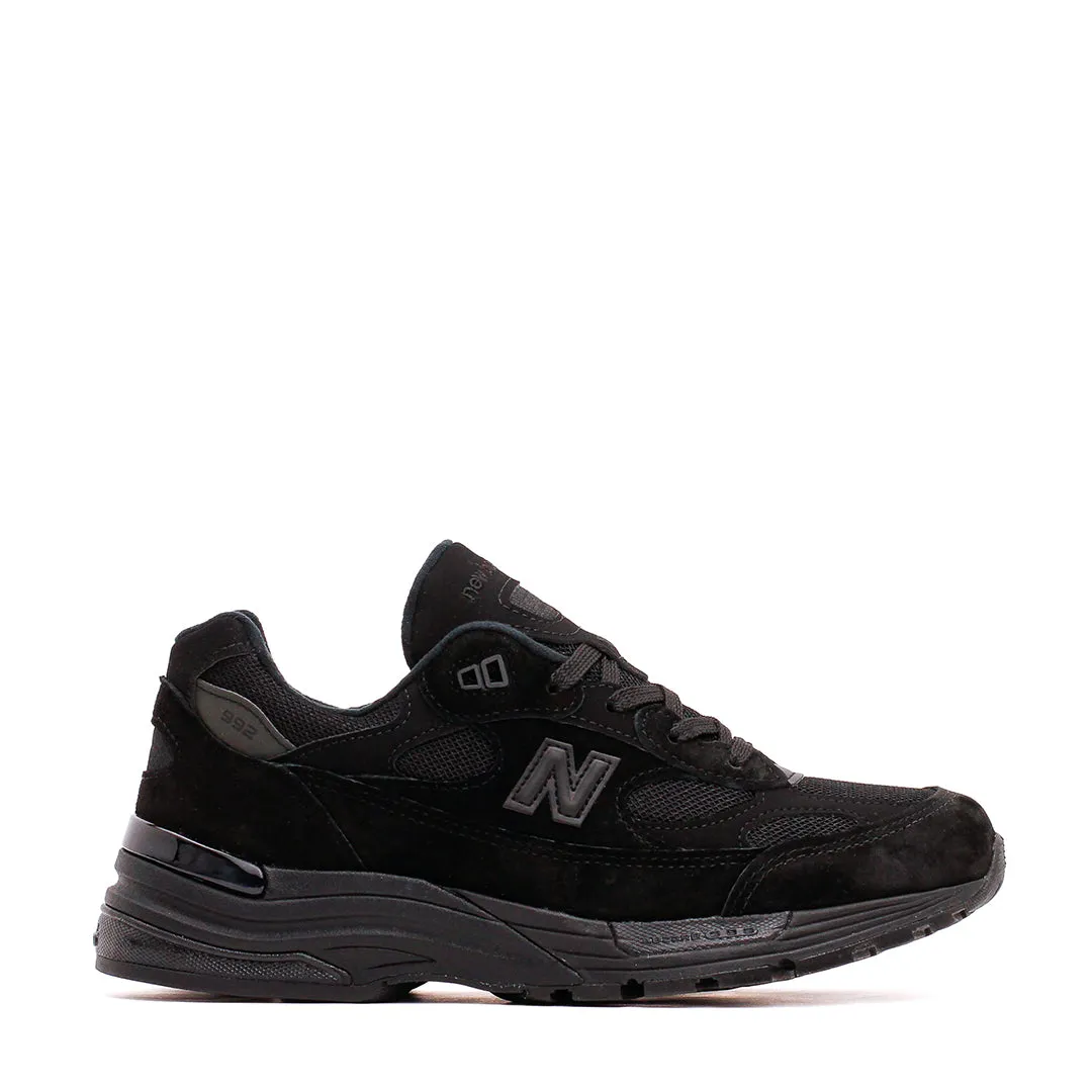 New Balance Unisex Made in USA 992 Triple Black U992TB Sneaker Functionality