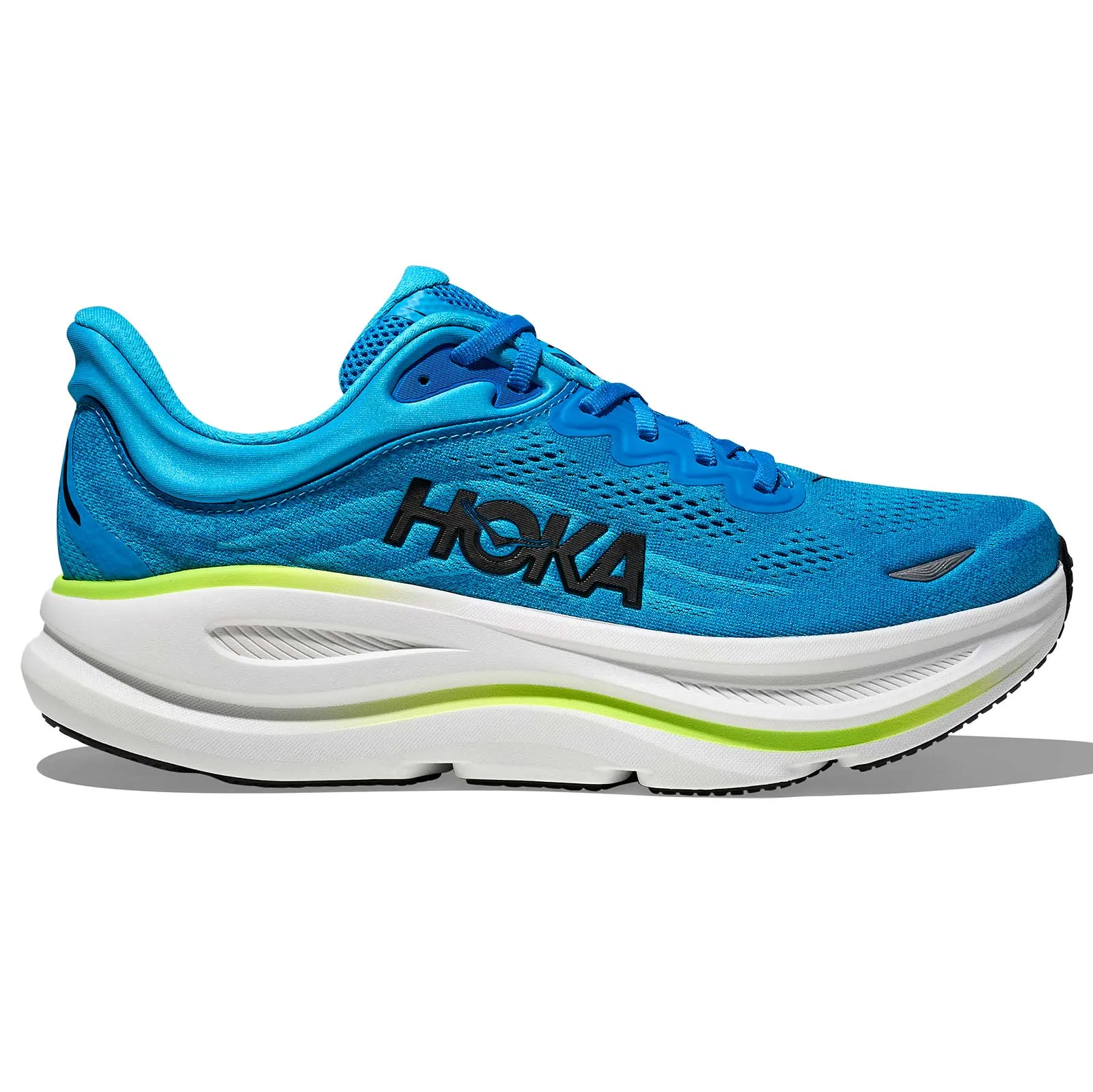 Hollowed Out Panels Support Zone Hoka Bondi 9 Mens Running Shoes