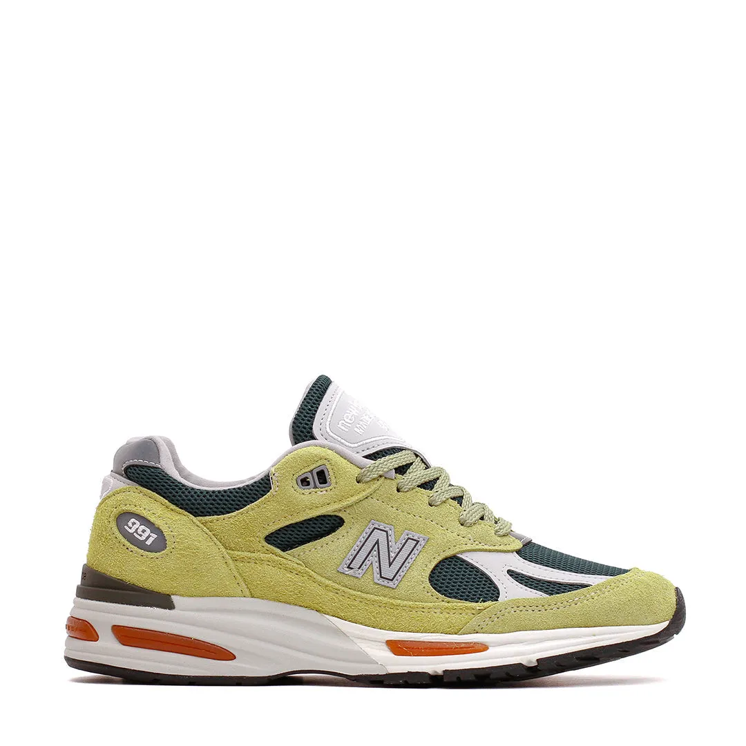 New Balance Unisex Made in UK 991v2 Beechnut Trekking Green U991GT2 Adaptive Harness System Steady Grip