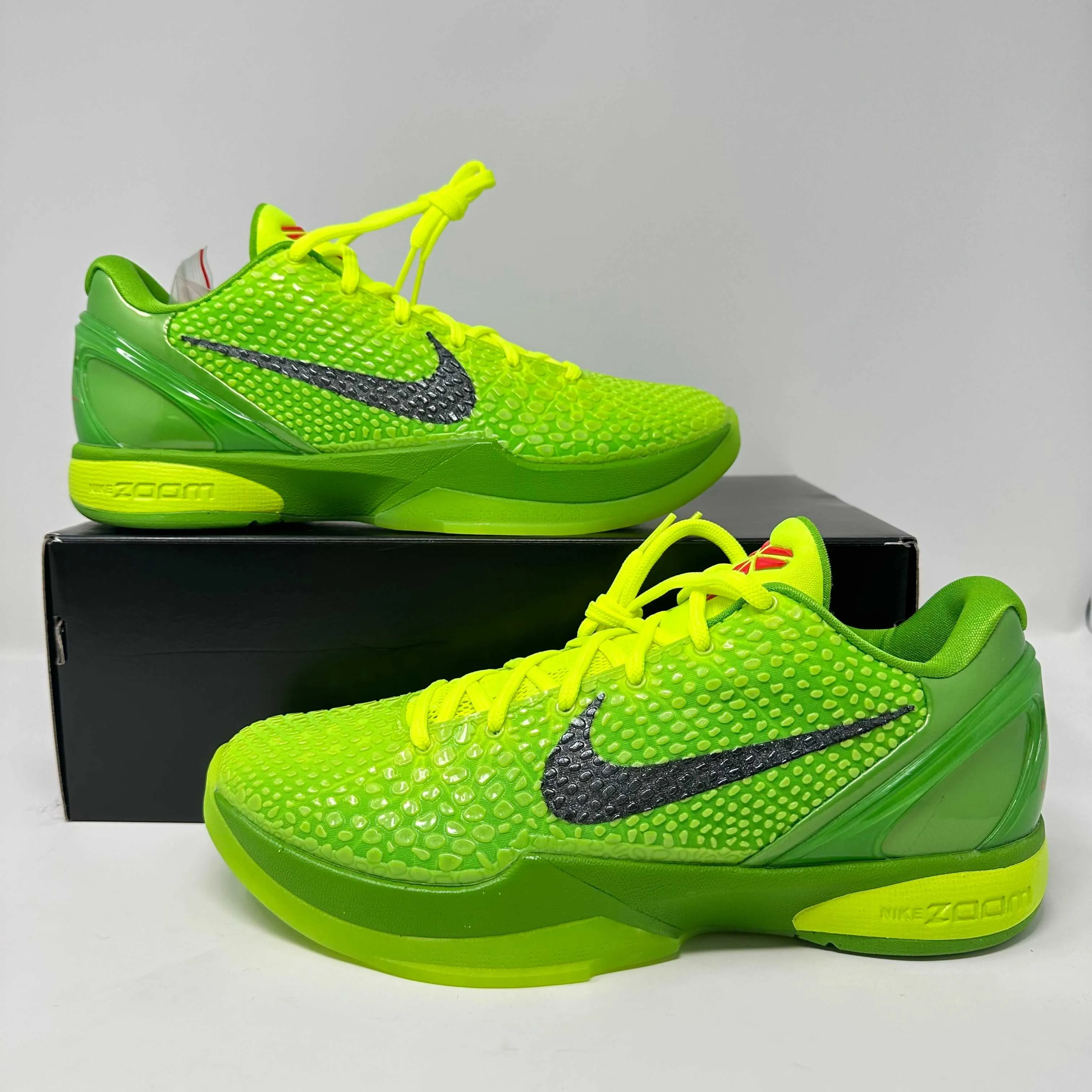 Nike Kobe 6 Protro Grinch (2020) Microporous Mesh Panels