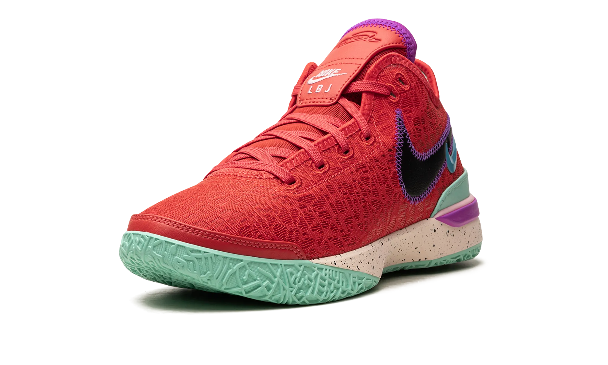 Lebron NXXT Gen "Trek Red" Power Shot Lateral Guard