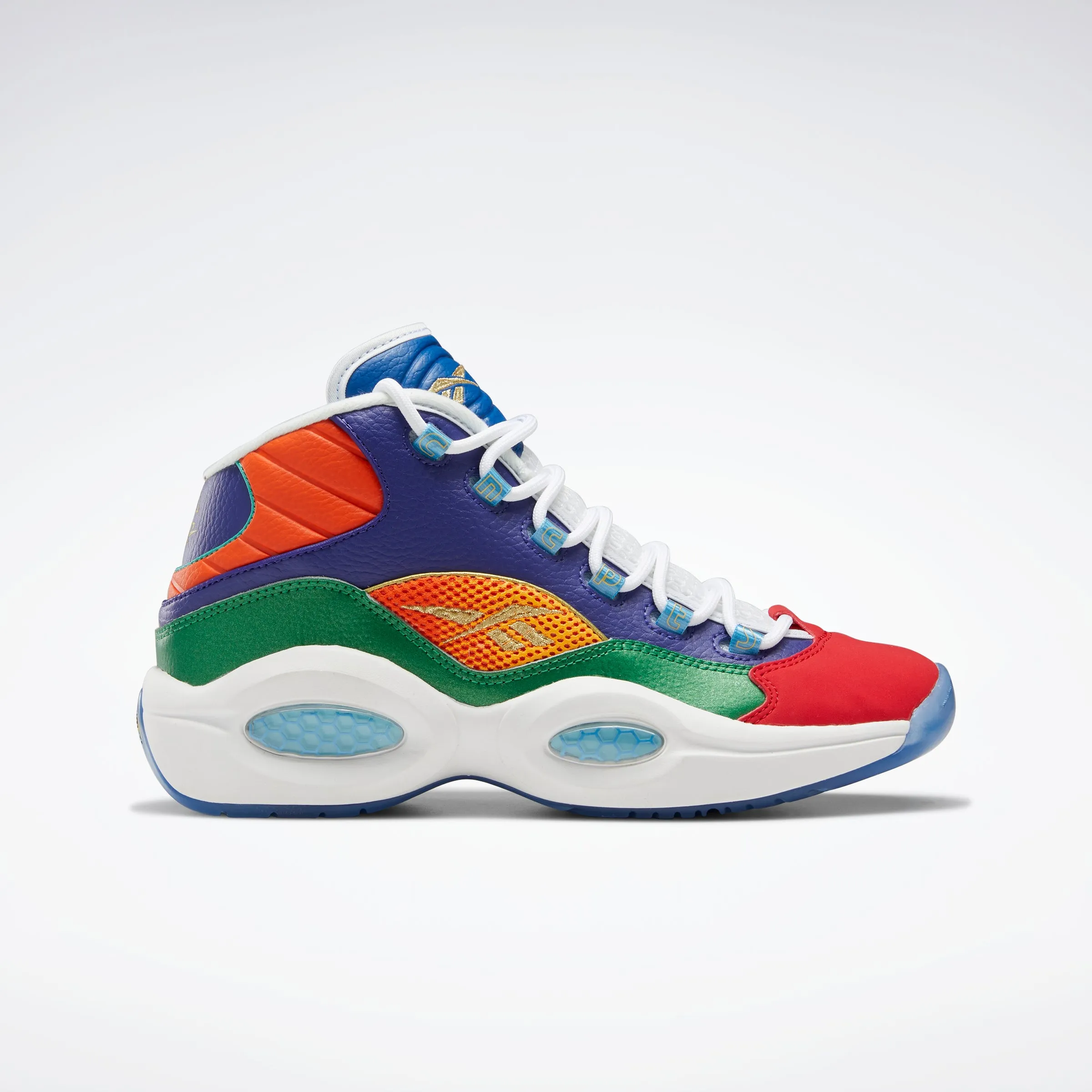 Sky View Reebok Footwear Men Concepts X Question Mid Shoes Vecred/Glegrn/Sogold
