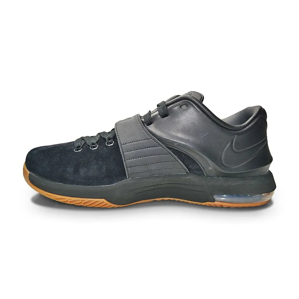 Mens Nike KD VII EXT Suede QS - 717593 001 - Black Sock Like Collar Fit