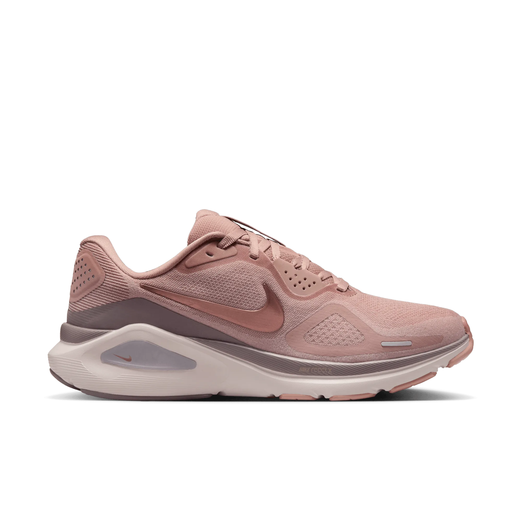 WOMEN'S STRUCTURE 26 - B - PARTICLE PINK/METALLIC ROSE GOLD grass running shoes elastic closure shoes