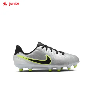 Athletic Field Slip On Nike Junior Tiempo Legend 10 Academy Firm Ground Cleats