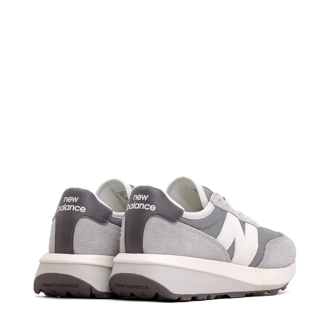 Leather New Balance Unisex 370 Concrete Sea Salt U370AH
