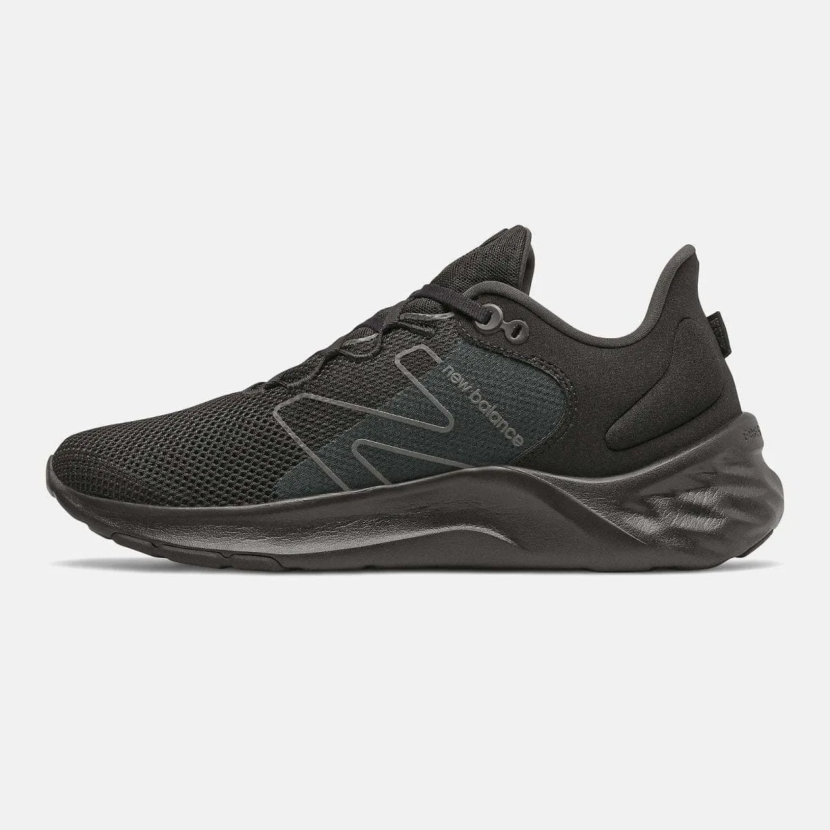 On Trend New Balance Men'S Fresh Foam Roav V2 Triple Black Running Shoe